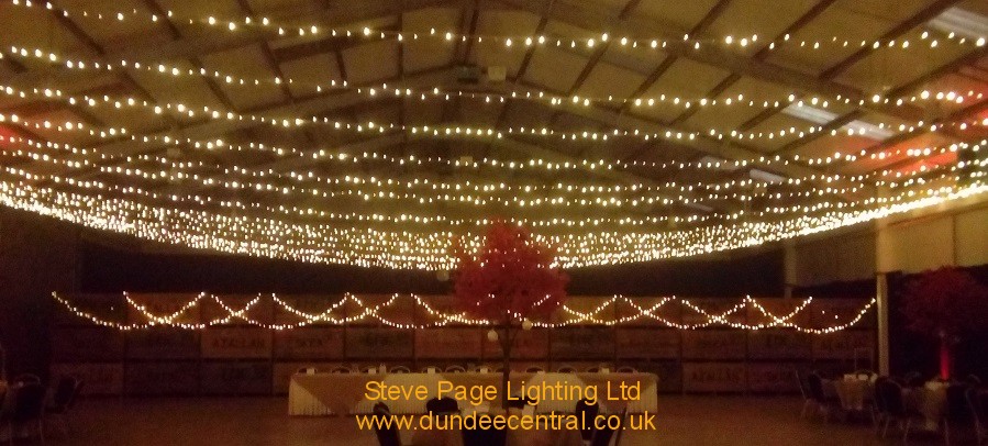 strathmore hall Forfar event lighting